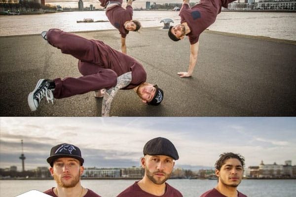 Breakdance en Basketbal show