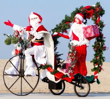 Kerst fiets