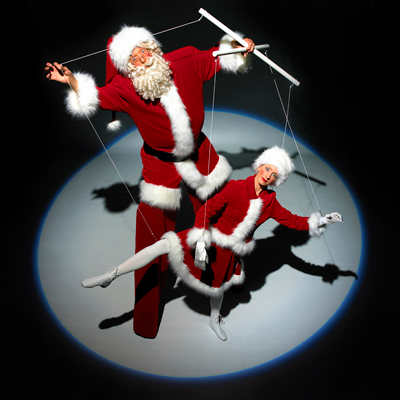Kerstman marionette