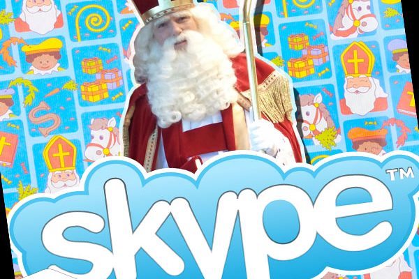 Skypen met sinterklaas